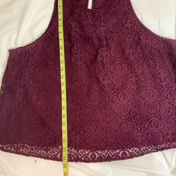 Arizona Jeans Co. lace sleeveless top Junior Plus XXL - Picture 9 of 14